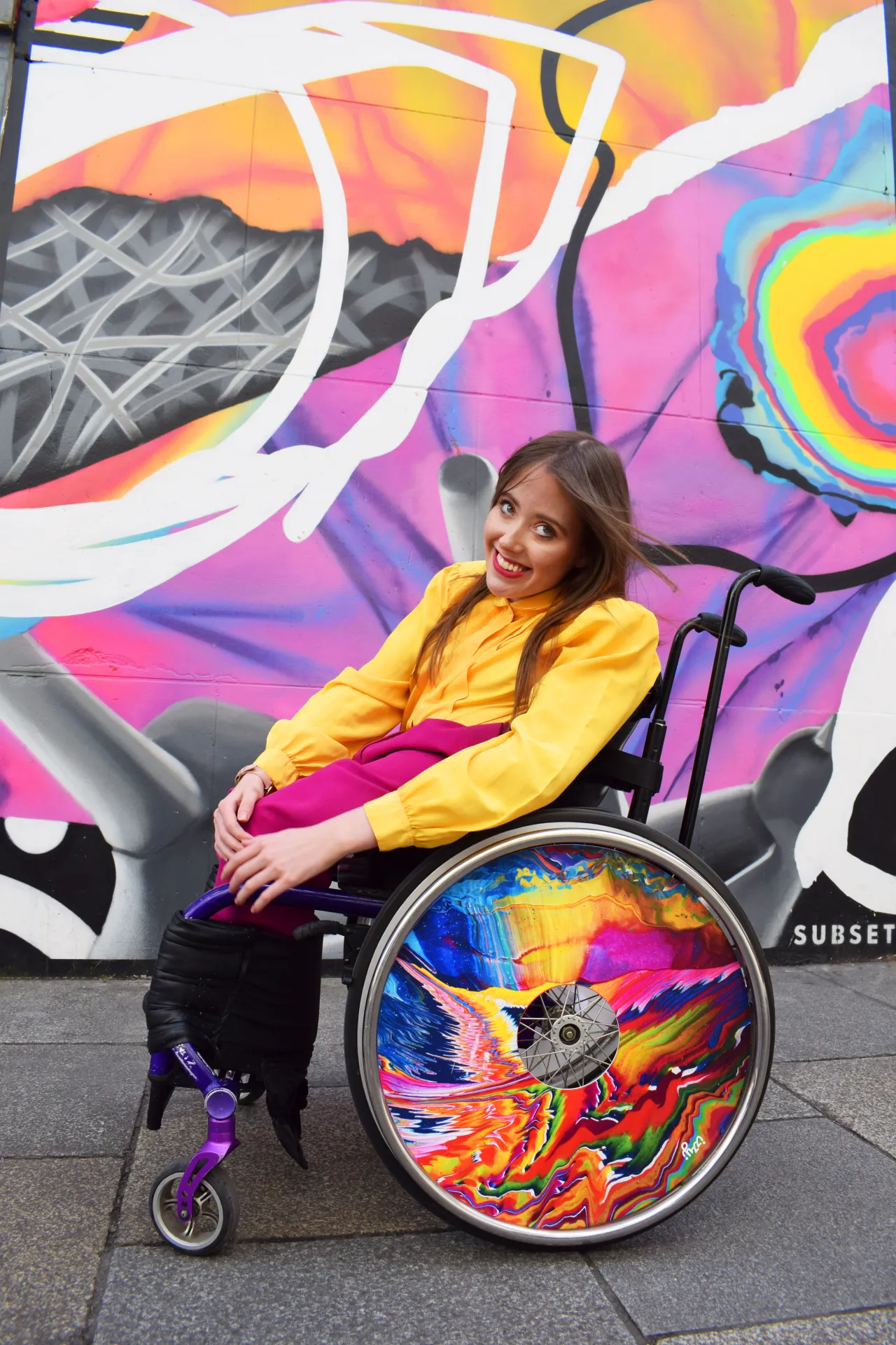 TRIUMPH by Callen Schaub, photo by Ailbhe Keane, Mural by Subset