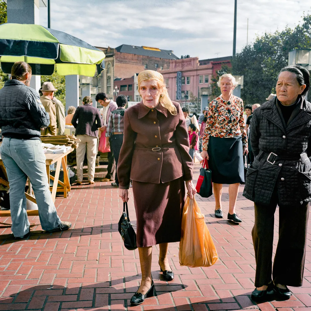 Woman in Brown Suit, 1983 © Janet Delaney