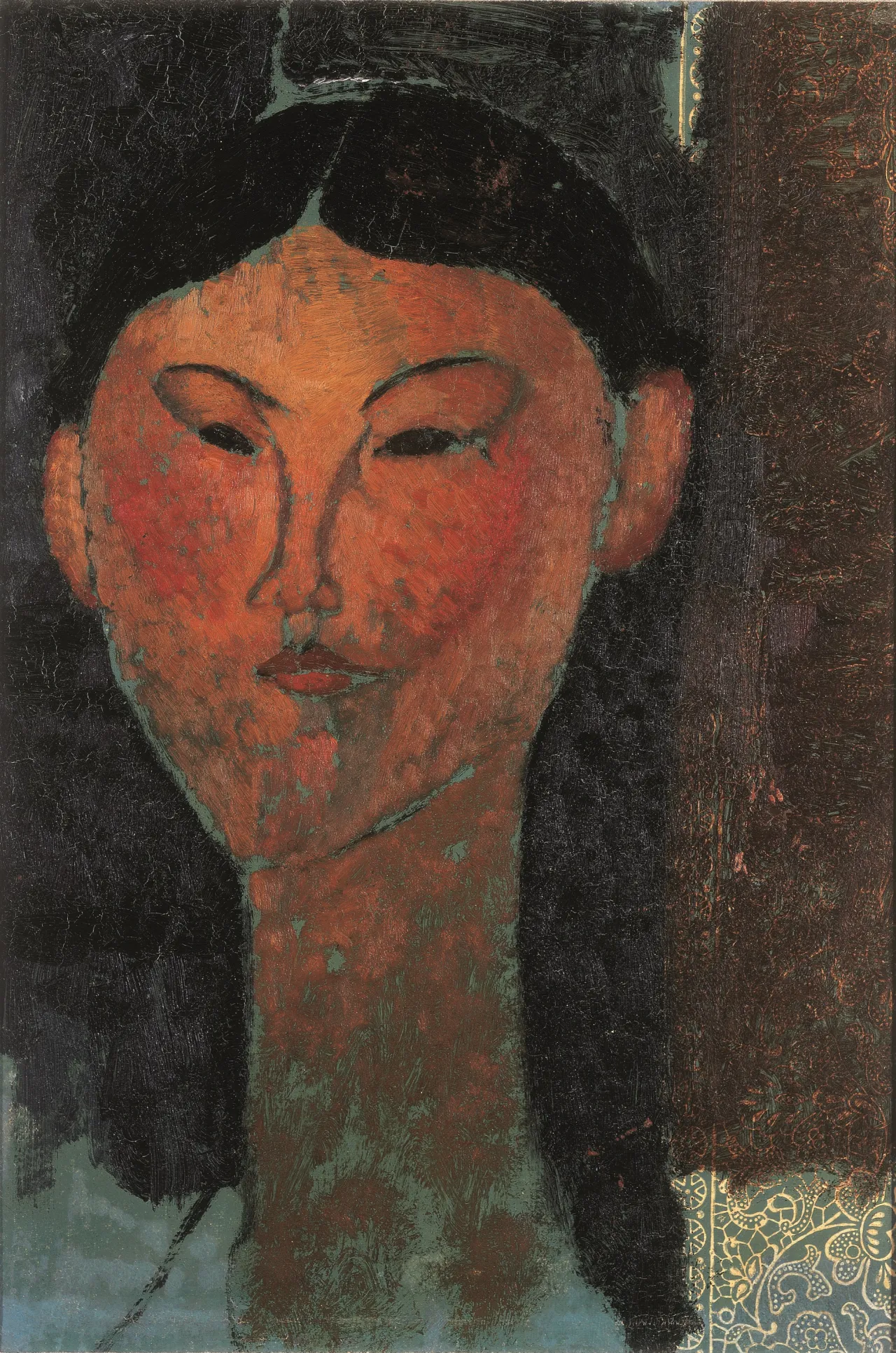 Beatrice Hastings 1915  Oil on paper 400 x 285 mm Private Collection, Switzerland