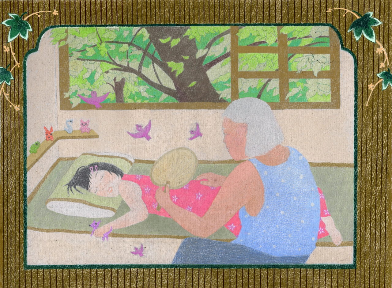 Summertime Nap With Grandma © Mellow Meadow