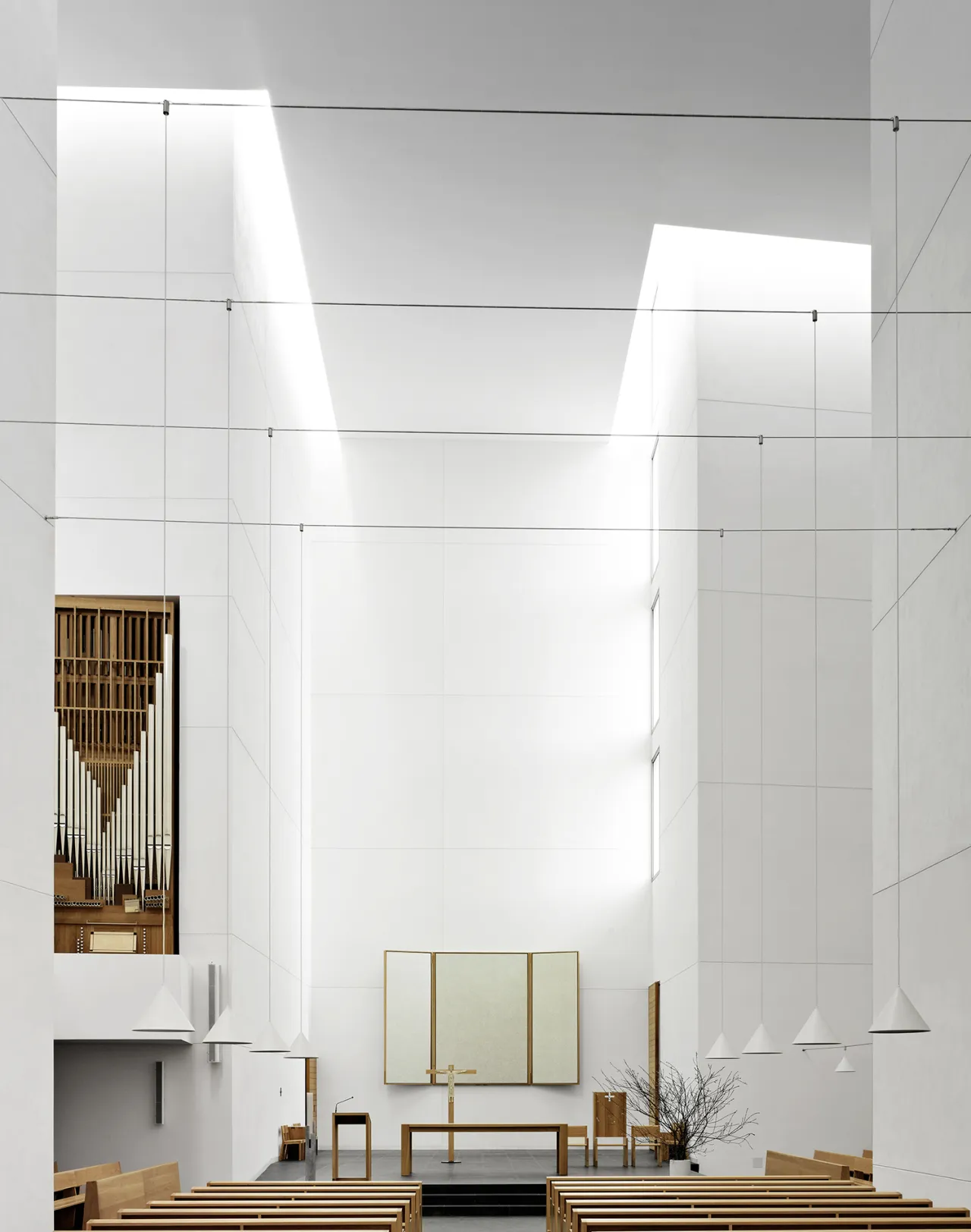 Photographer: Fabrice Fouillet Jesus Church, San Sebastian, Spain  Architect: Rafael Moneo