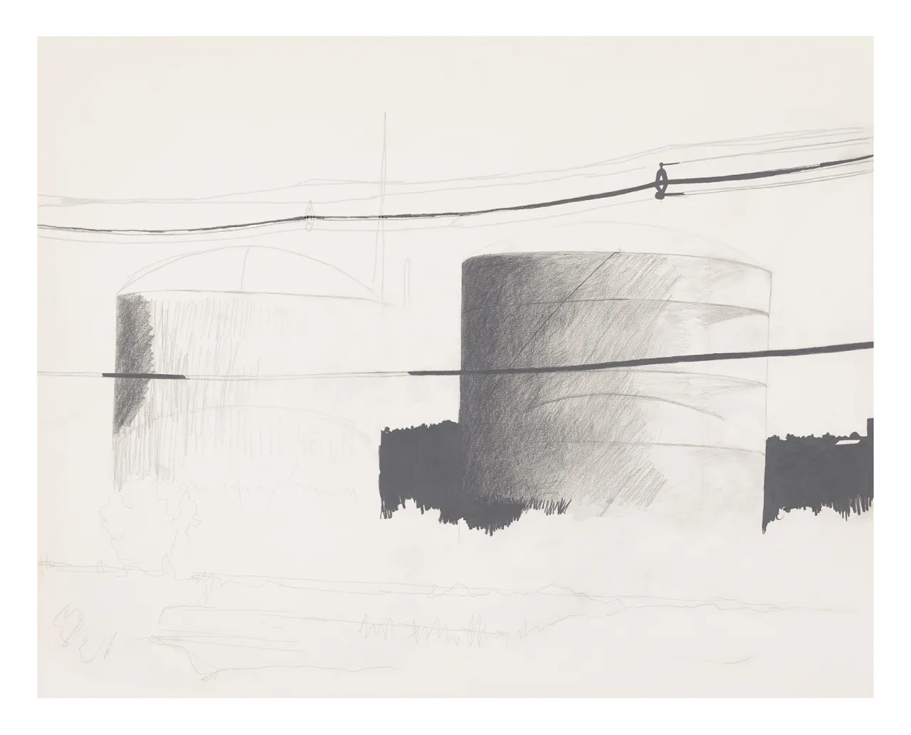 Allan D’Arcangelo Urban Landscape #2, 1976–1977