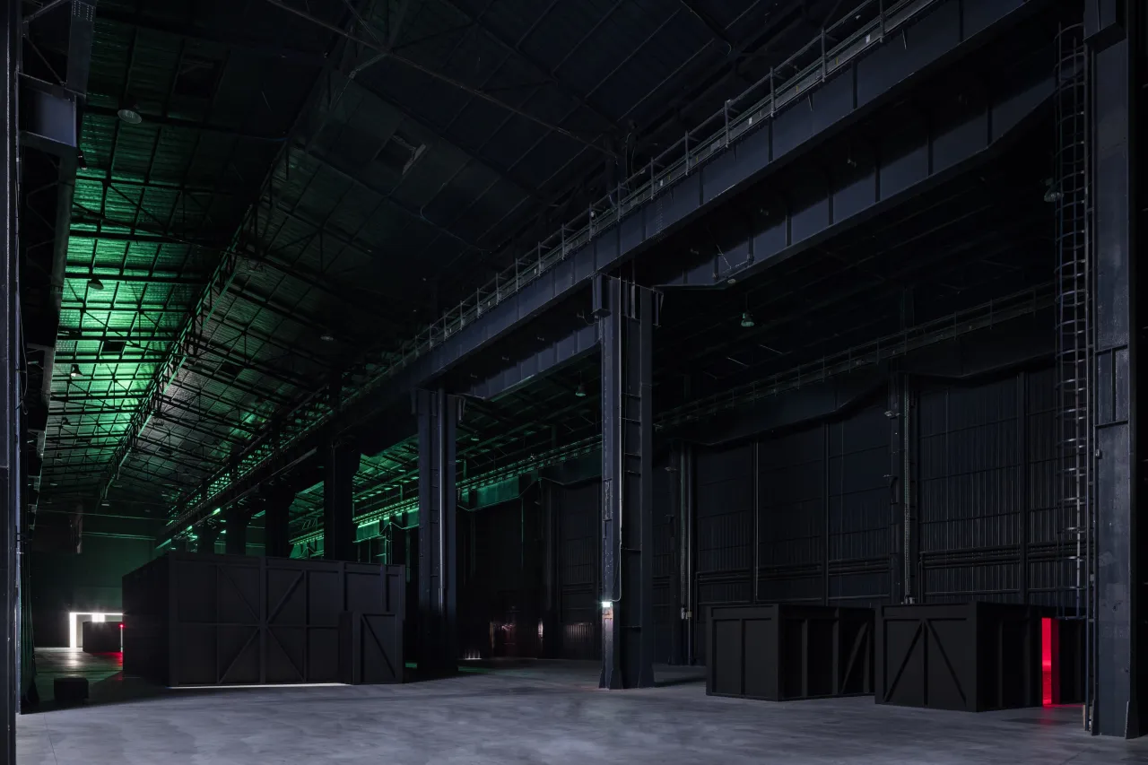 Lucio Fontana, “Ambienti/Environments”, exhibition view at Pirelli HangarBicocca, Milan, 2017. Courtesy Pirelli HangarBicocca, Milan. Photo: Agostino Osio