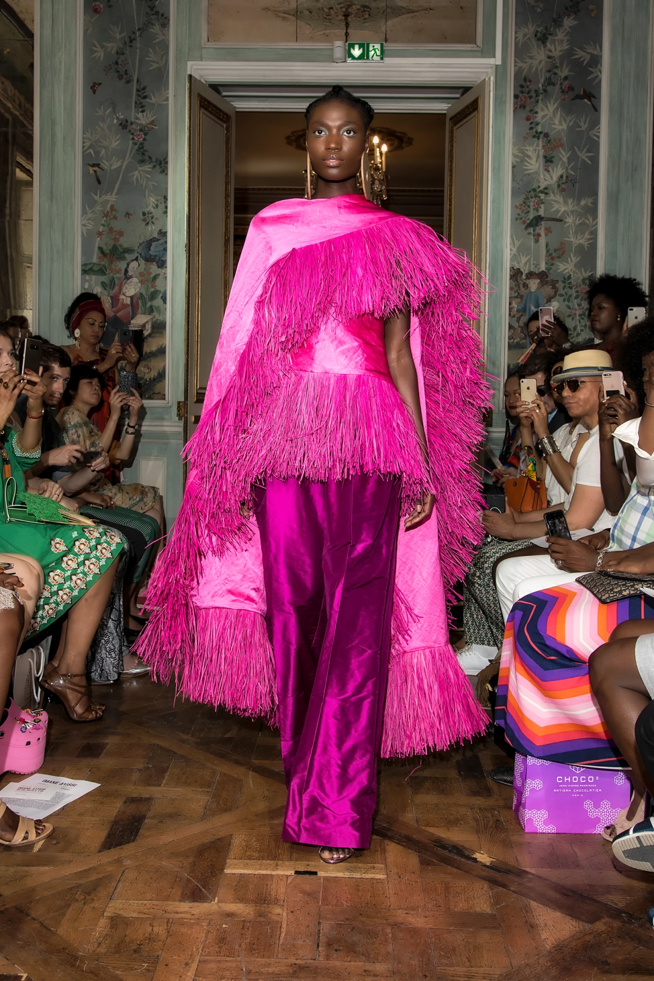 Mbeuk Idourrou collection, Imane Ayissi, Paris, France, Autumn/Winter 2019. Photo: Fabrice Malard / Courtesy of Imane Ayissi