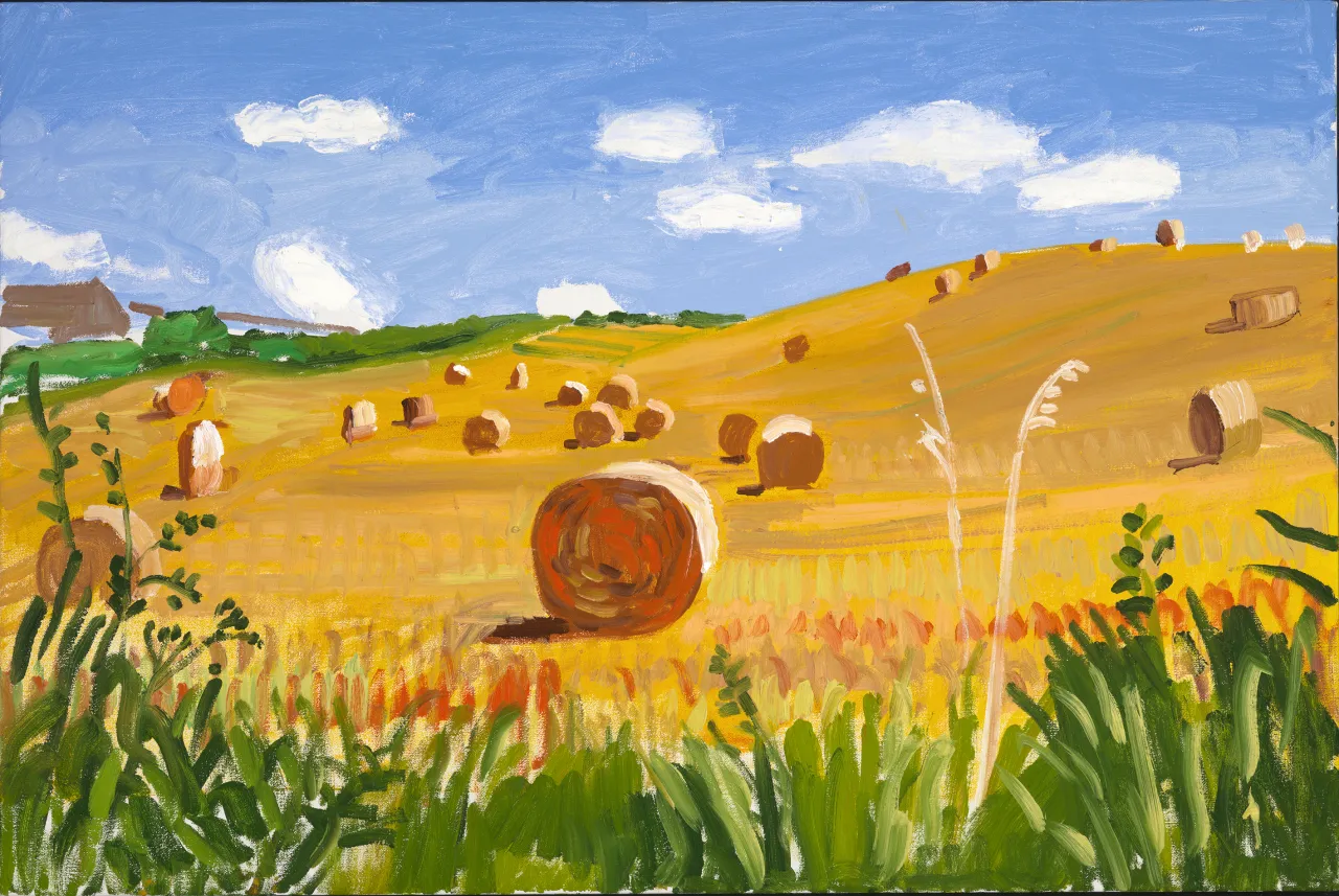David Hockney: Kilham to Langtoft II, 27 July 2005 © David Hockney, Photo Credit: Richard Schmidt.