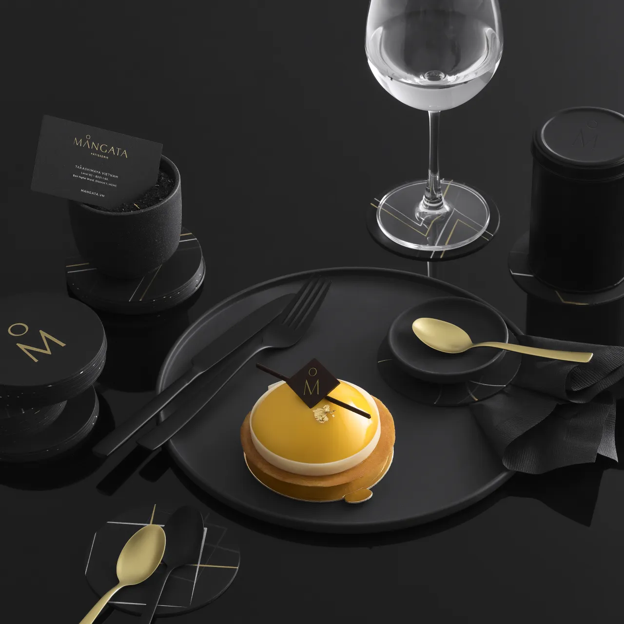 Mangata Patisserie by M — N Associates – Platinum A' Graphics and Visual Communication Design Award in 2018. © Photography and styling by Deto