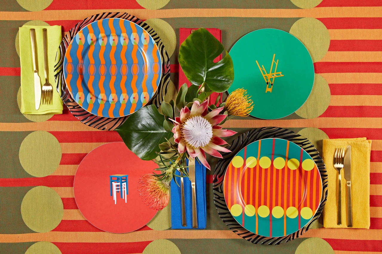 Yinka Ilori Homeware collection. Photography by Andy Stagg