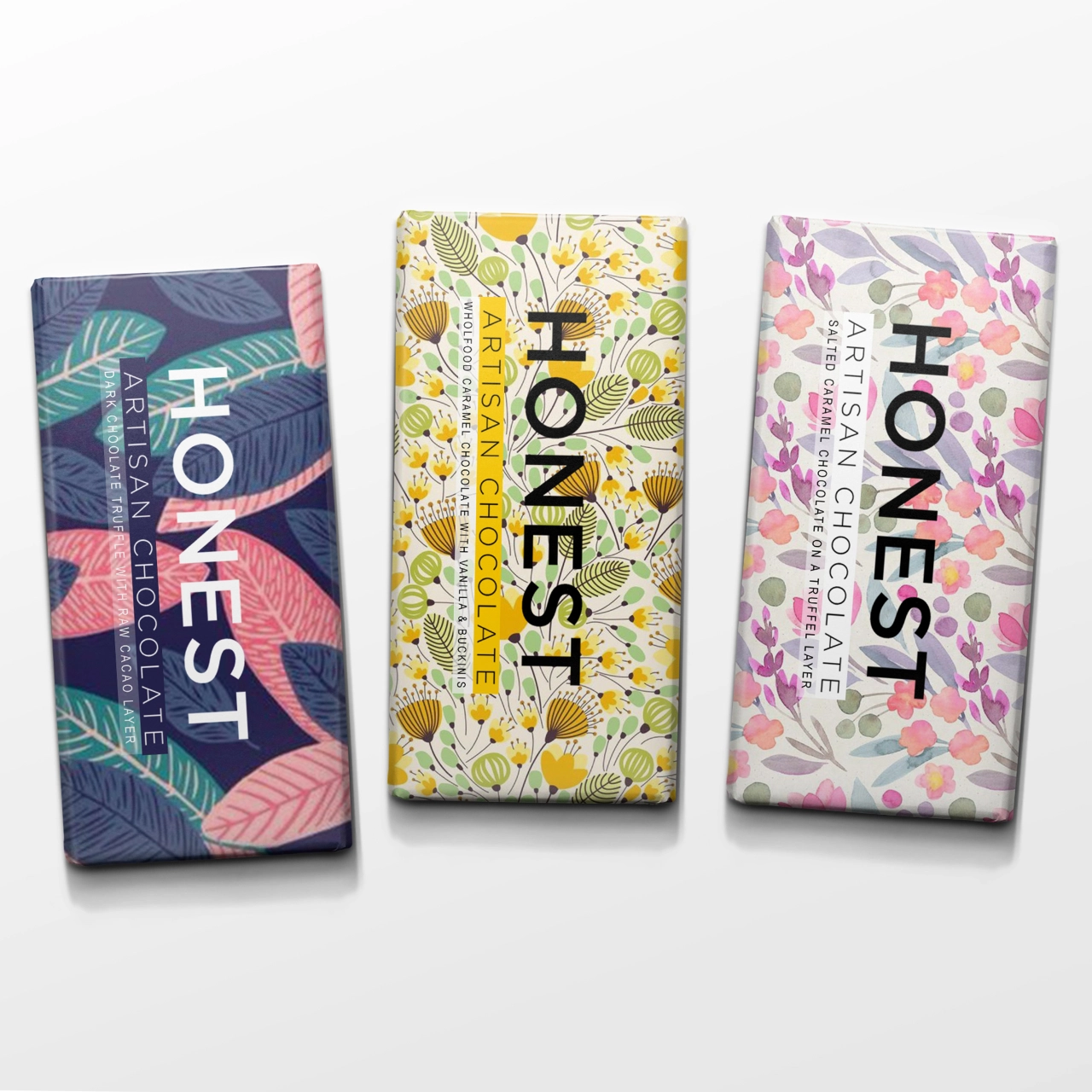 Honest Chocolate Packaging by Azadeh Gholizadeh is Winner in Packaging Design Category, 2018 - 2019