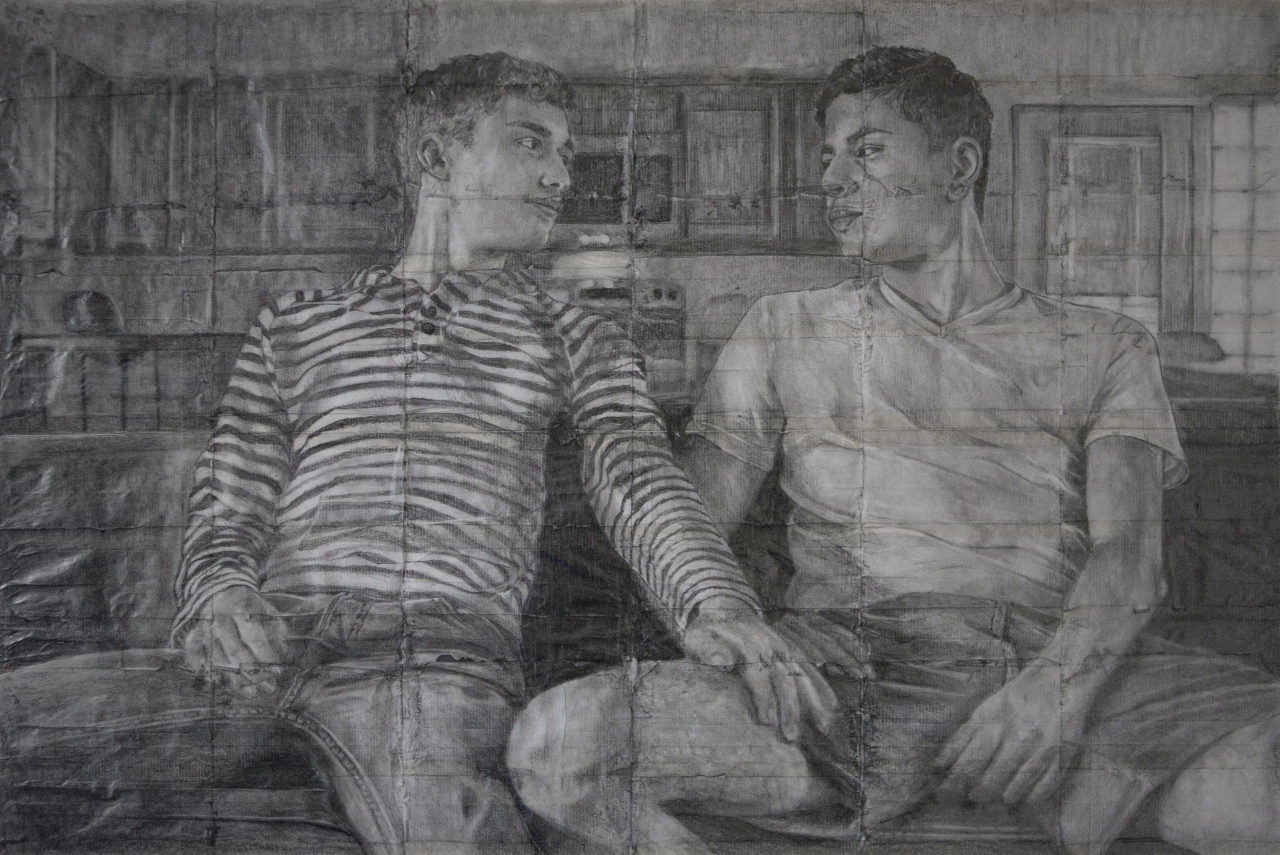 James Robert Morrison,  There is Never More Than a Fag Paper Between Them – Dominic & Andy