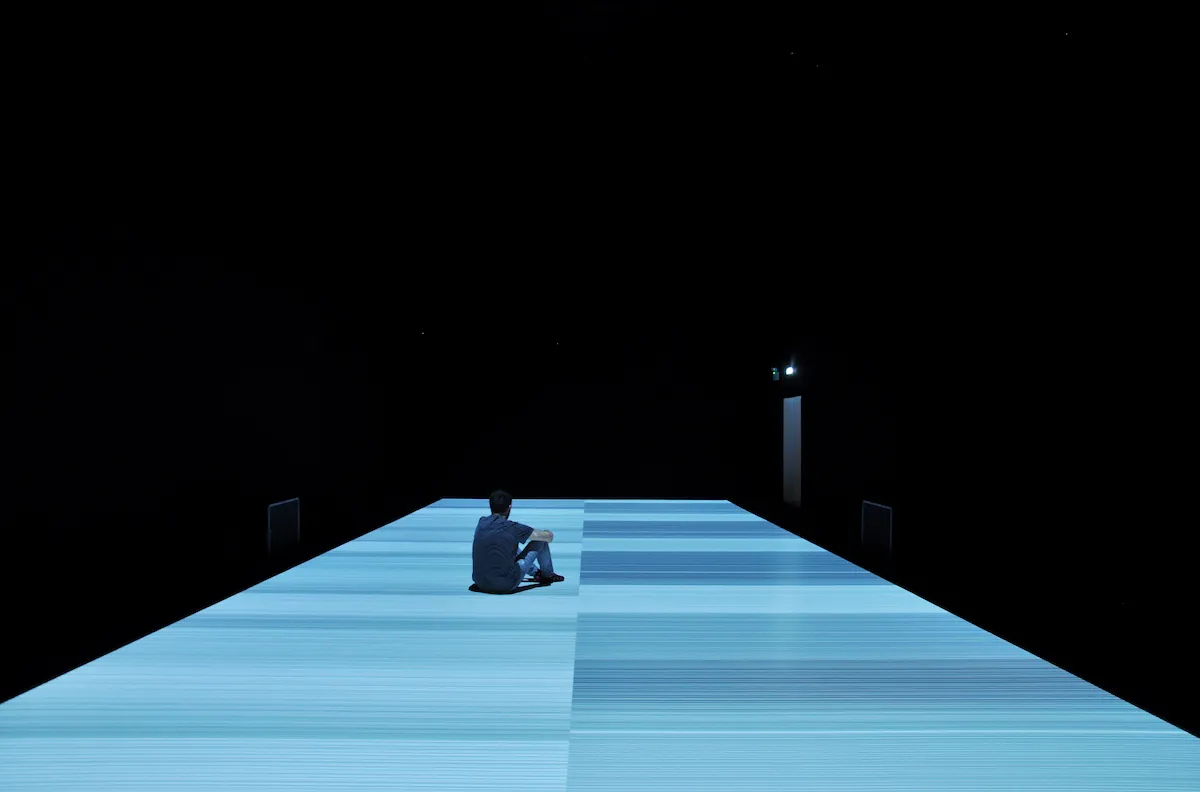 Ryoji Ikeda, Test Pattern [No.12] Store X The VInyl Factory Commission. Photo. Rosella Degori.