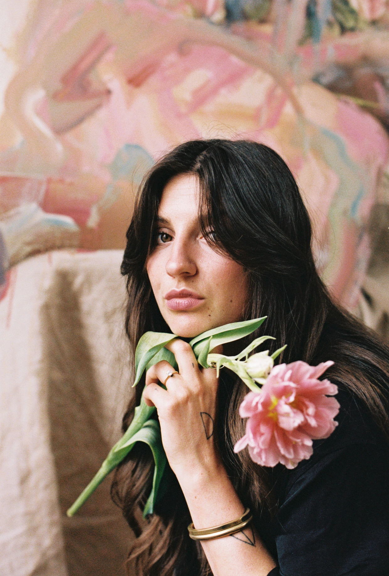 Jess Cochrane in her studio