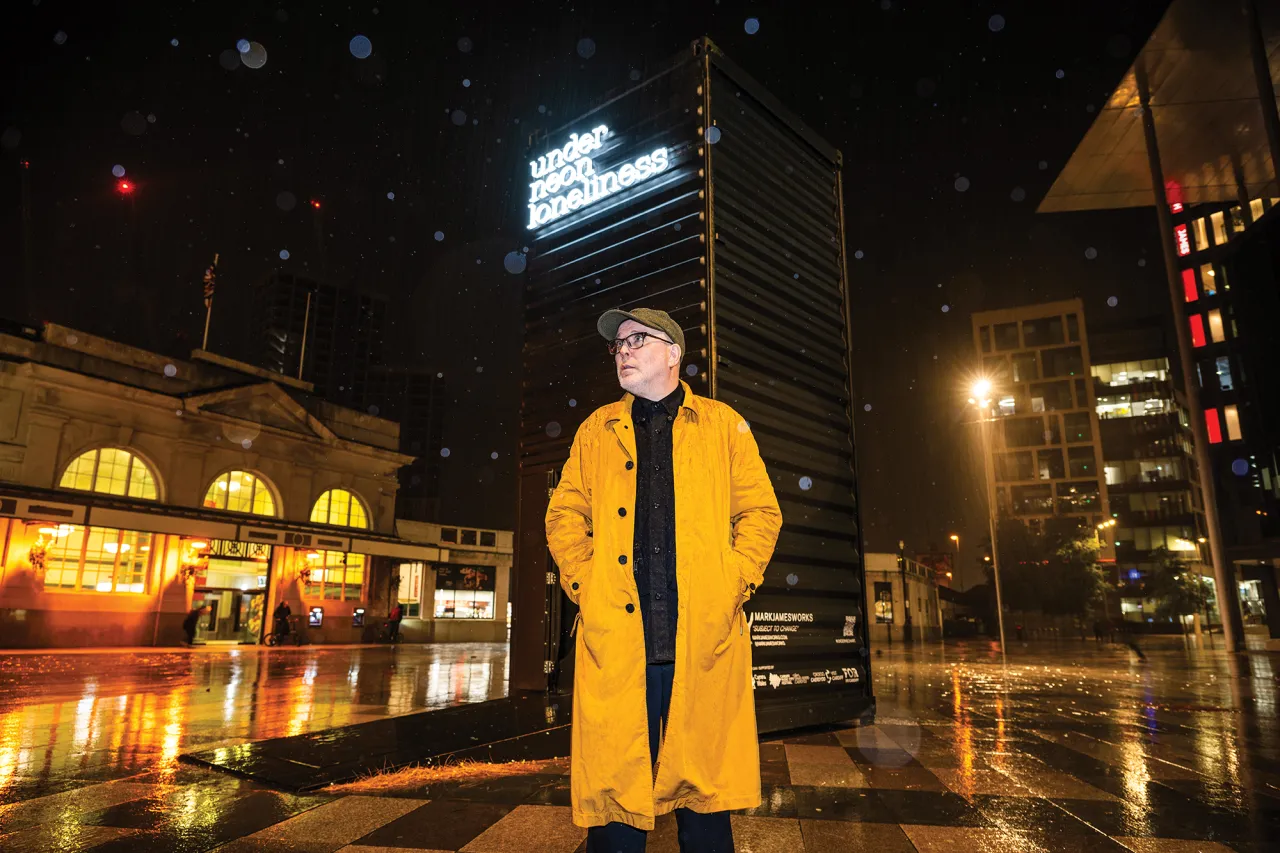 Under Neon Loneliness. Photography by Mary Wycherley [@Two Cats In The Yard](https://www.instagram.com/twocatsintheyardphotography/)