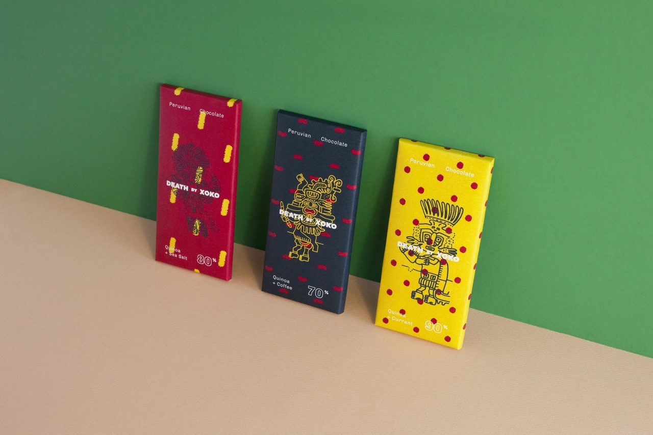 Death by Xoko, Chocolate Packaging by Reagan Trevino