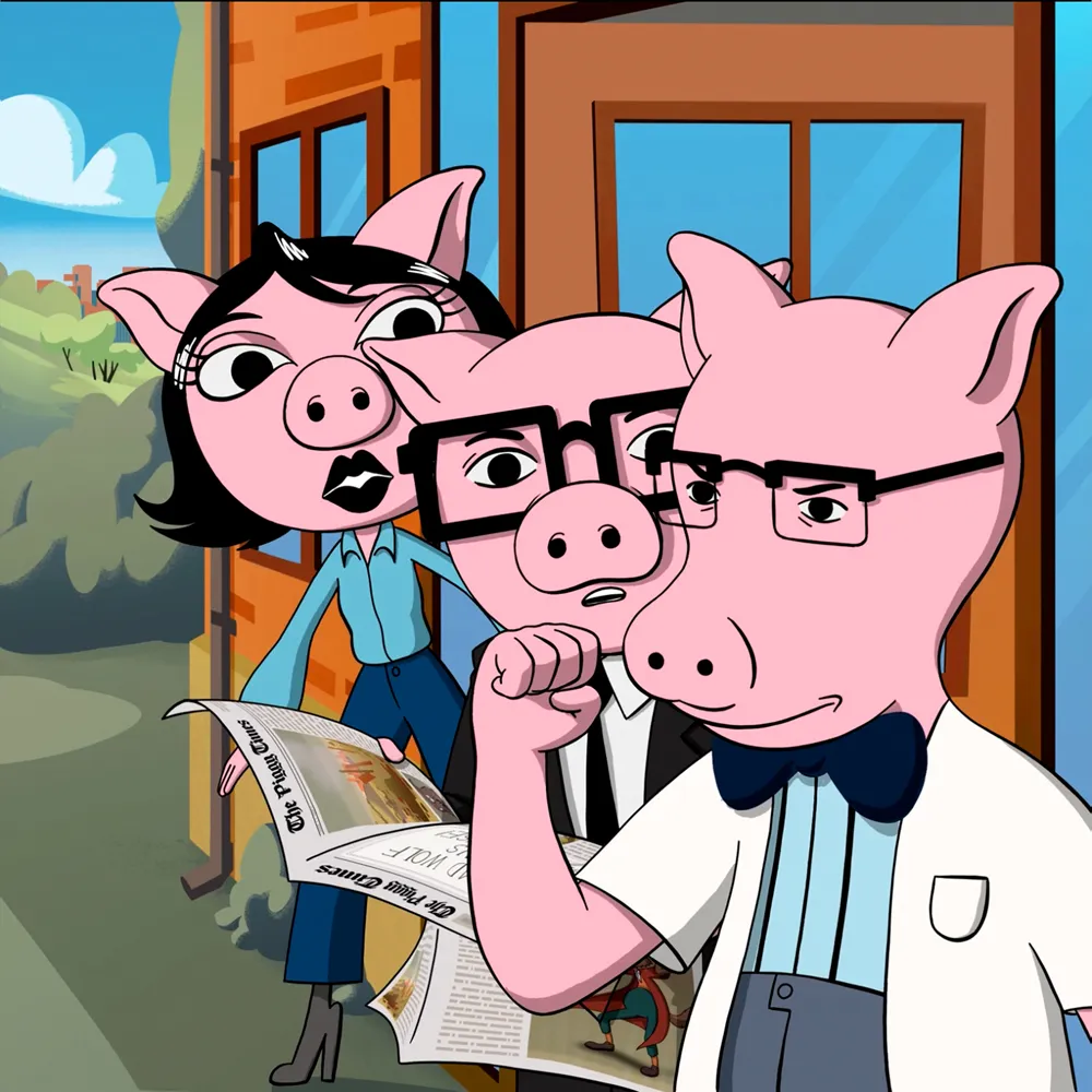 The Three Little Pigs - a studio favourite for Exel