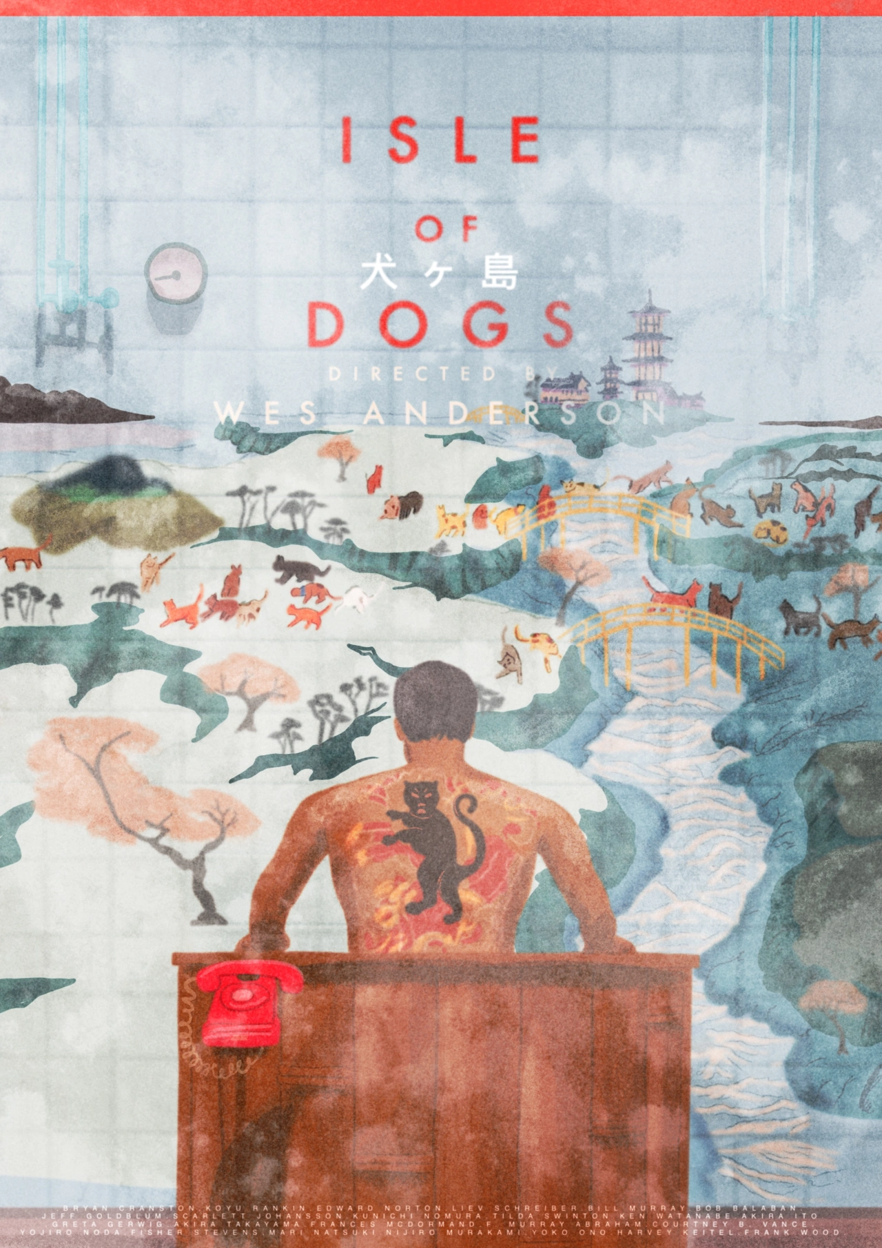 Wes Anderson inspired posters © Jamie Edler