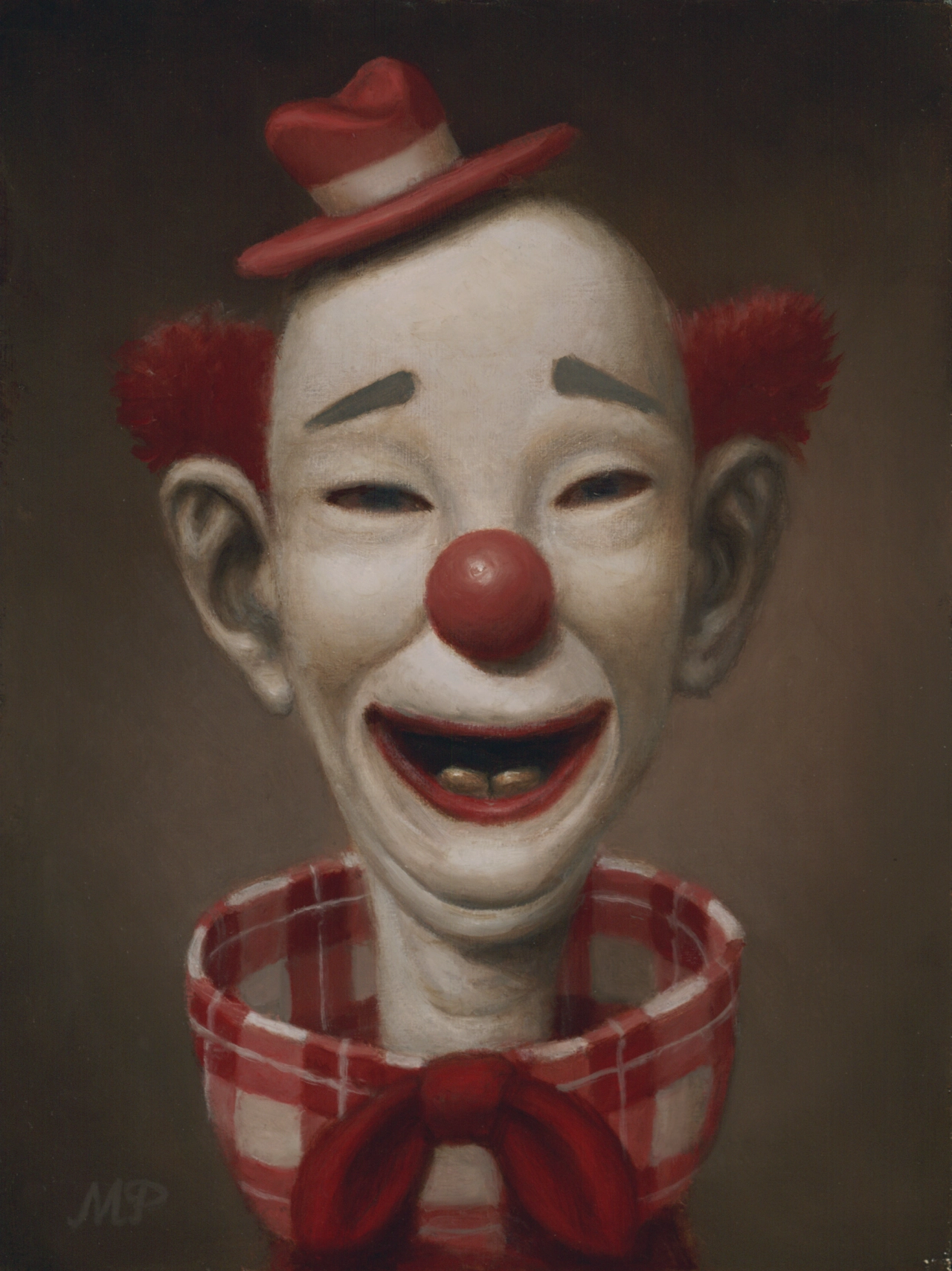 From the series Red Clown, Blue Clown © Marion Peck