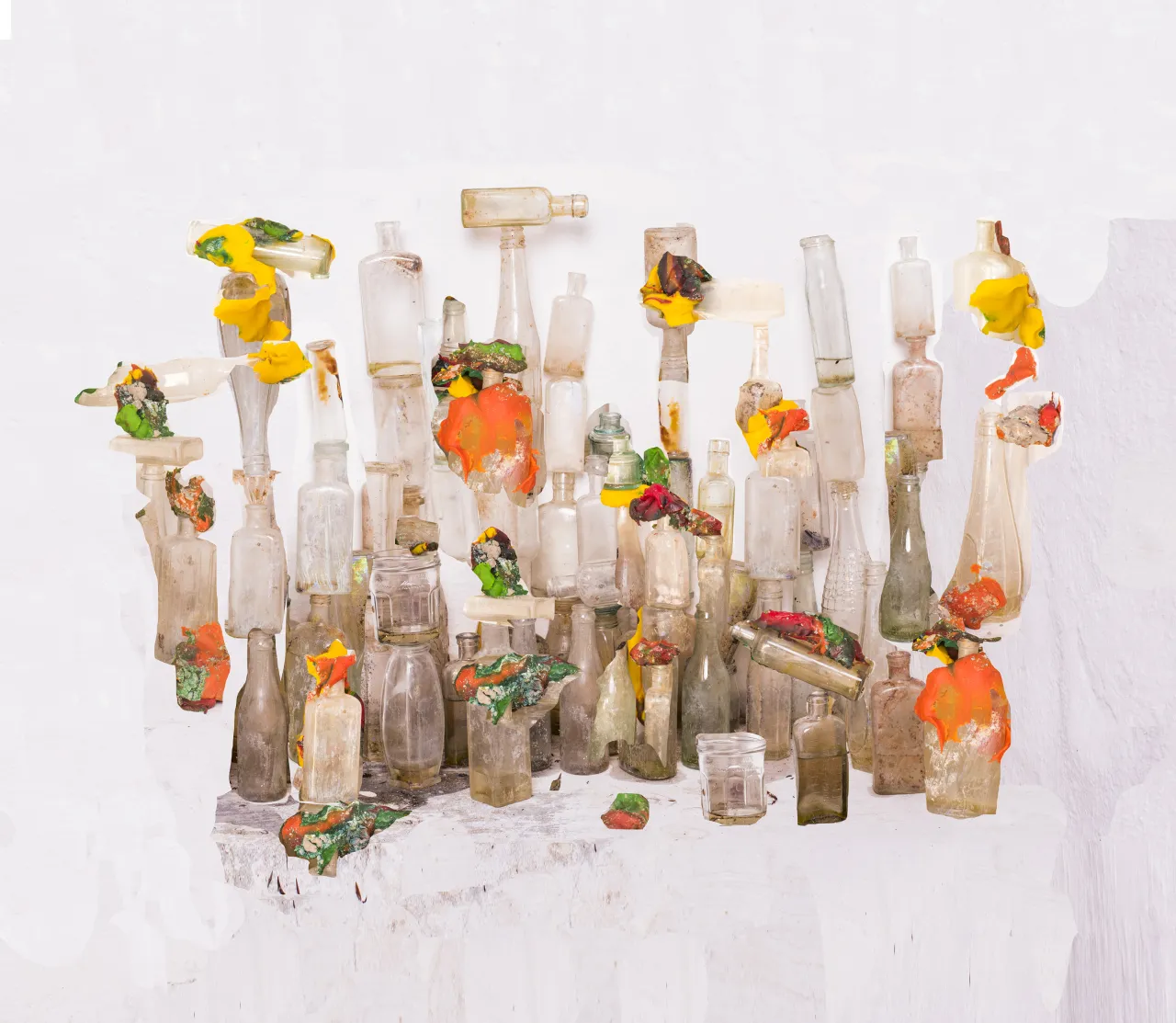Playdough and bottles, 2016 © Nico Krijno courtesy Beetles + Huxley