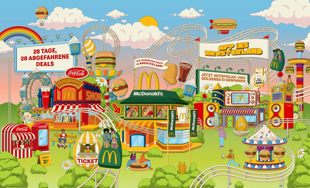 Artwork created for McDonald's.