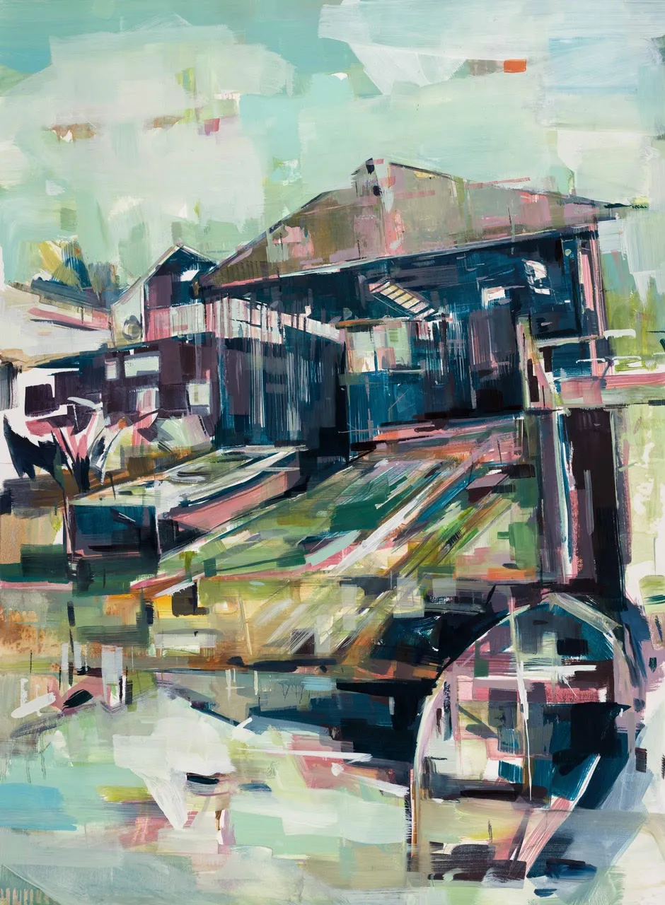 "Slip Away", oil on panel 110 x 80cm