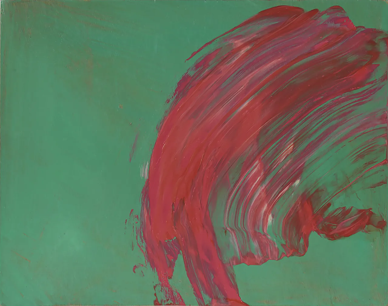 Howard Hodgkin Over to You, 2015–17 Oil on wood, 24.8 x 31.4cm | Credit: © Howard Hodgkin Courtesy the artist and Gagosian