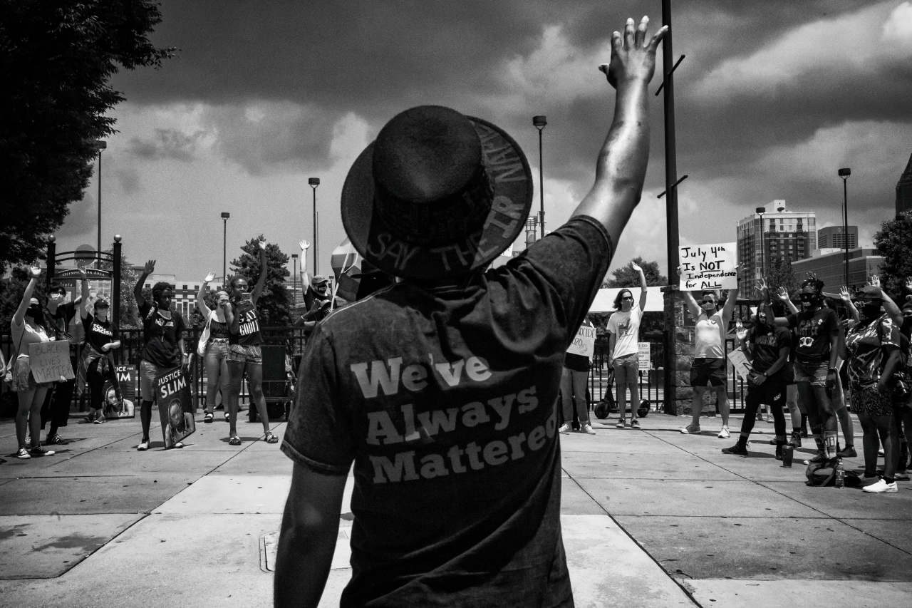 #FXCK July 4th: Rally cultivating change from injustice and police brutality toward women and LGBTQ+, Atlanta, Georgia, 2020   Sheila Pree Bright