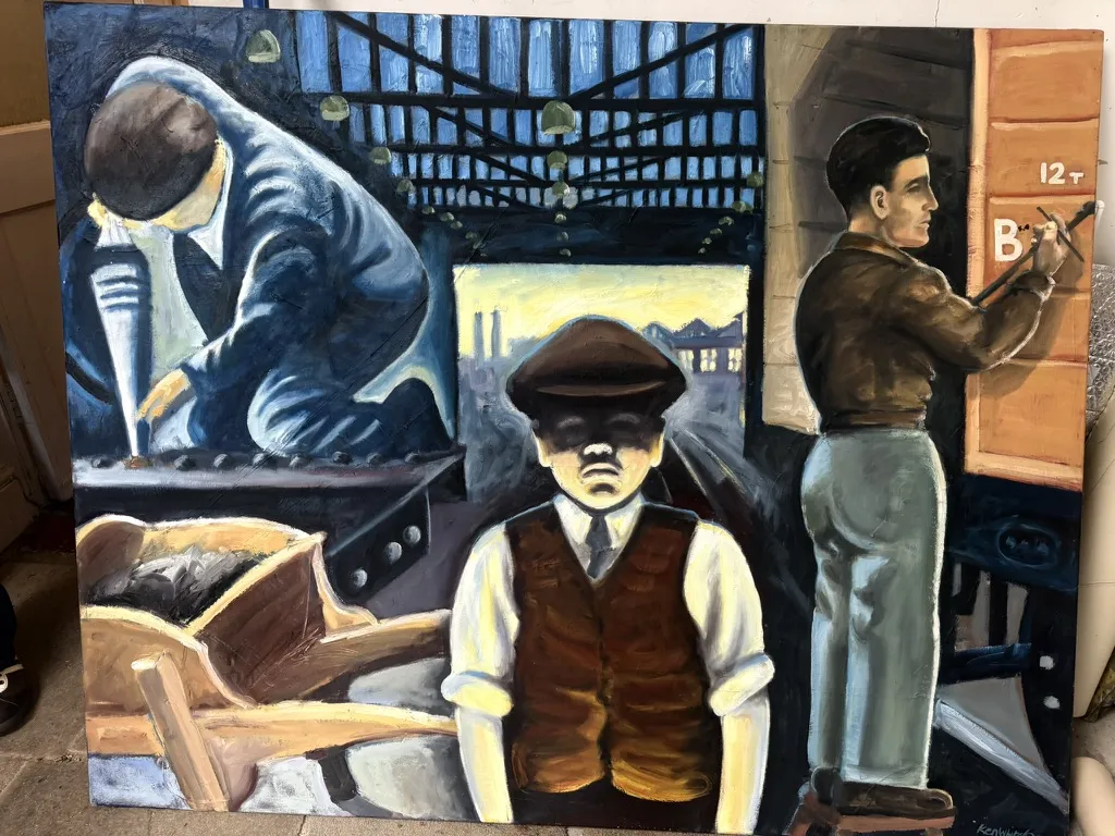 Triptych: Rivets / Apprentice / Signwriter