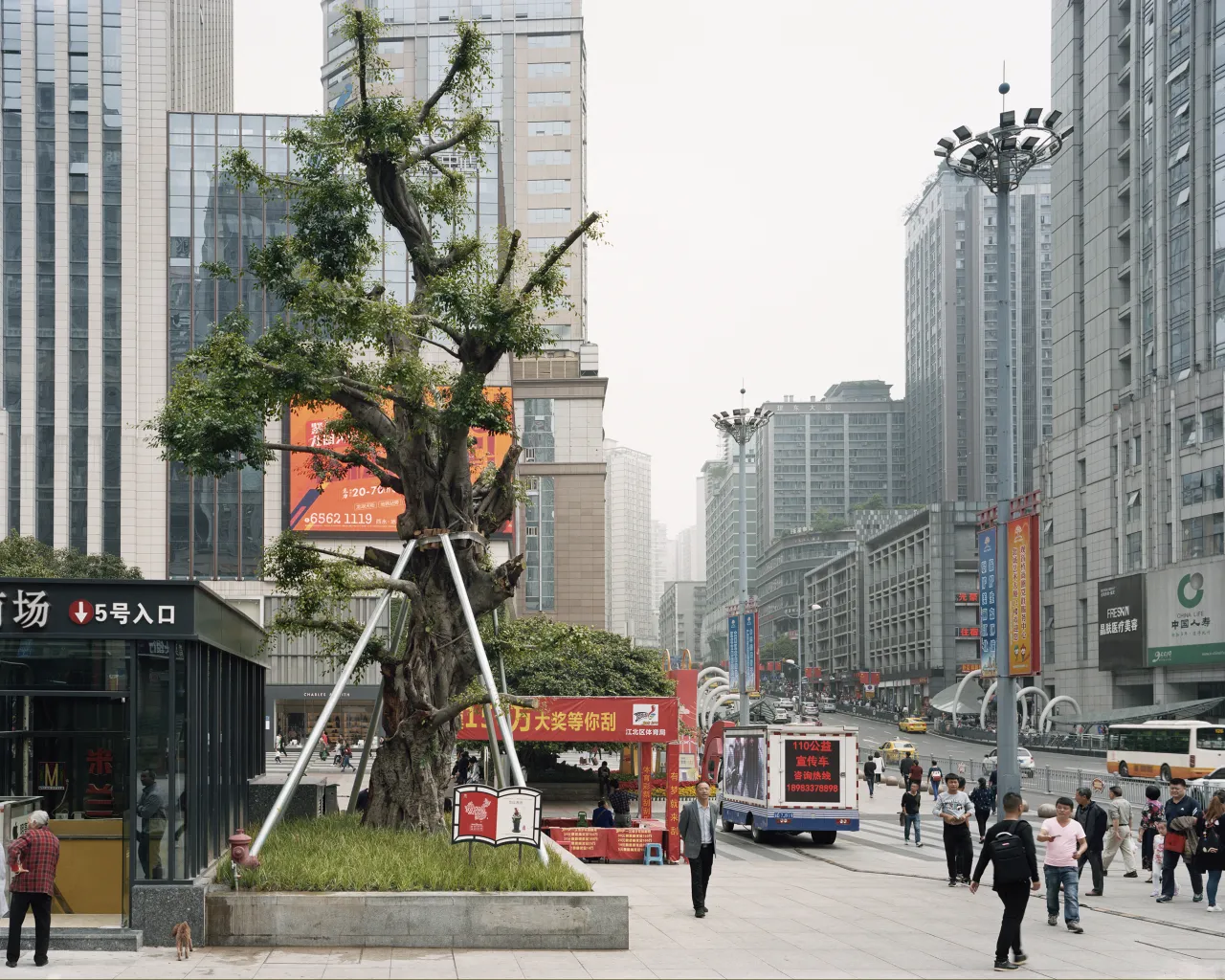 Guanyinqiao Shopping District, 2017 © Yan Wang Preston
