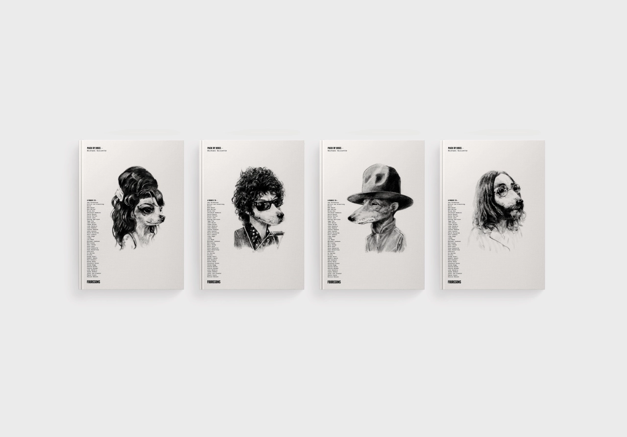 From the book, Pack of Dogs by Michael Gillette, available via [Four&Sons](https://fourandsons.com/product/pack-of-dogs-amy/). All images courtesy of the artist and publisher.
