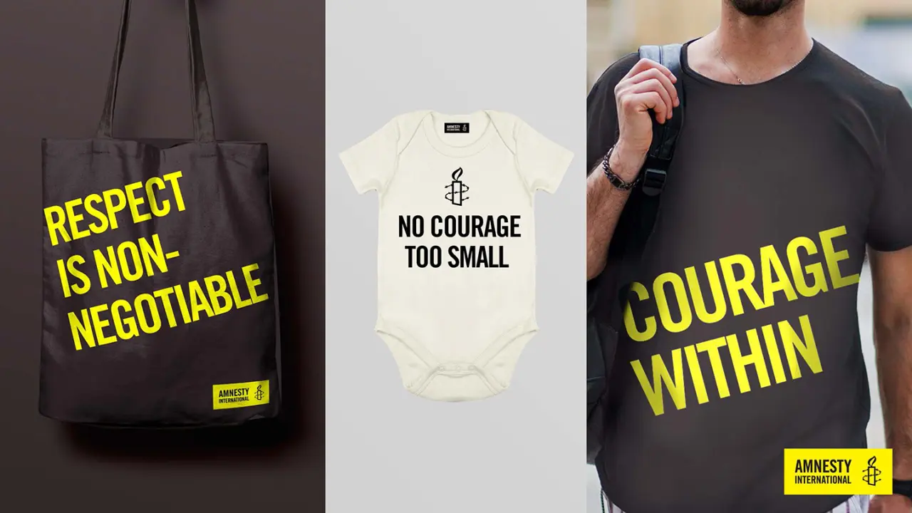 Work for Amnesty International © Blue State