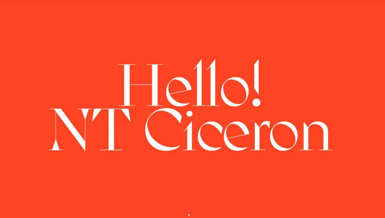 NT Ciceron by Nodo Type Foundry