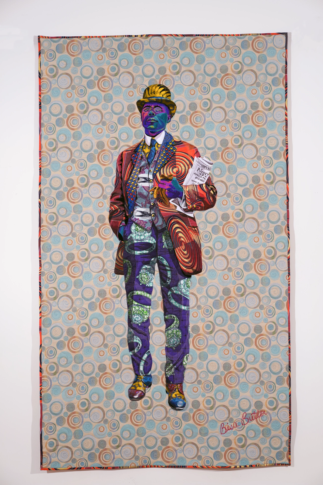 Bisa Butler, Africa The Land Of Hope and Promise For Negro People's of the World, 2020
