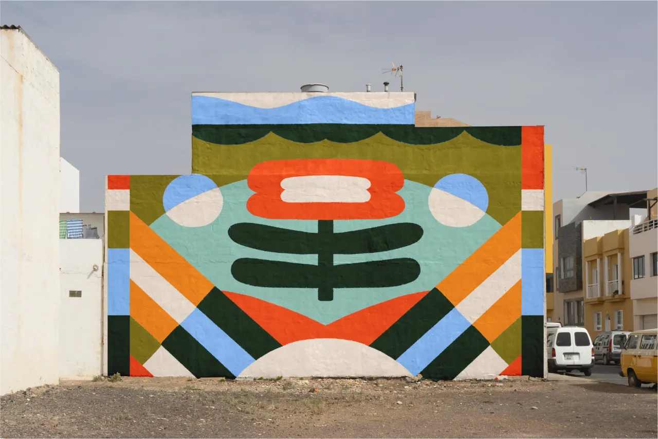 "A mural concept I'd love to bring to life someday" – Anne-Julie Dudemaine