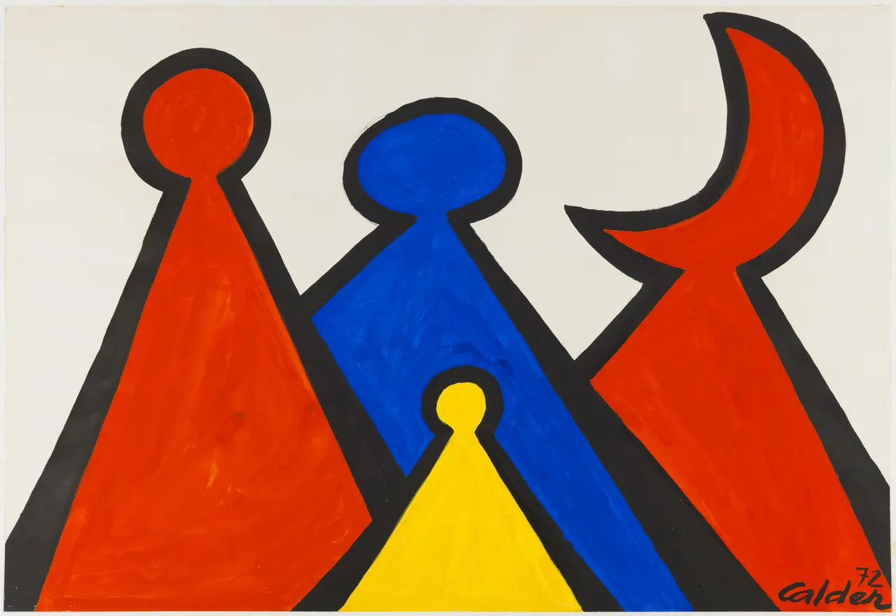 The Red Crescent, 1972 | Courtesy of Saatchi Gallery © Alexander Calder