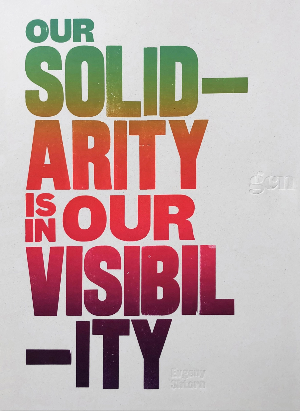 Our Solidarity - Dave Darcy, One Strong Arm