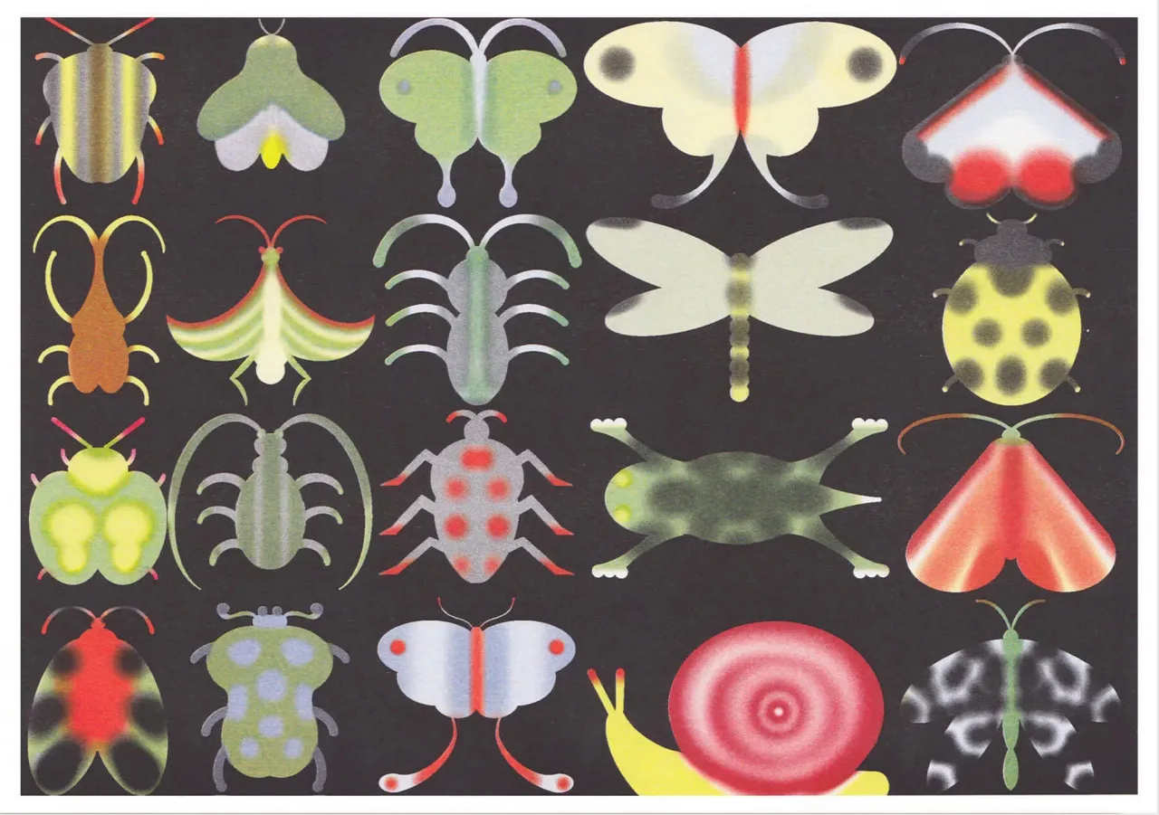 Insects Poster, printed by RFI gallery