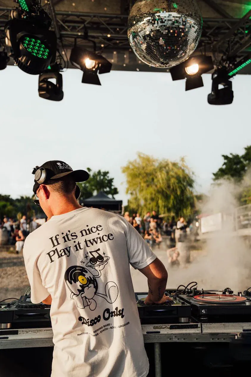 DISCO ONLY 'Play it Twice V2' Tee by UN:IK