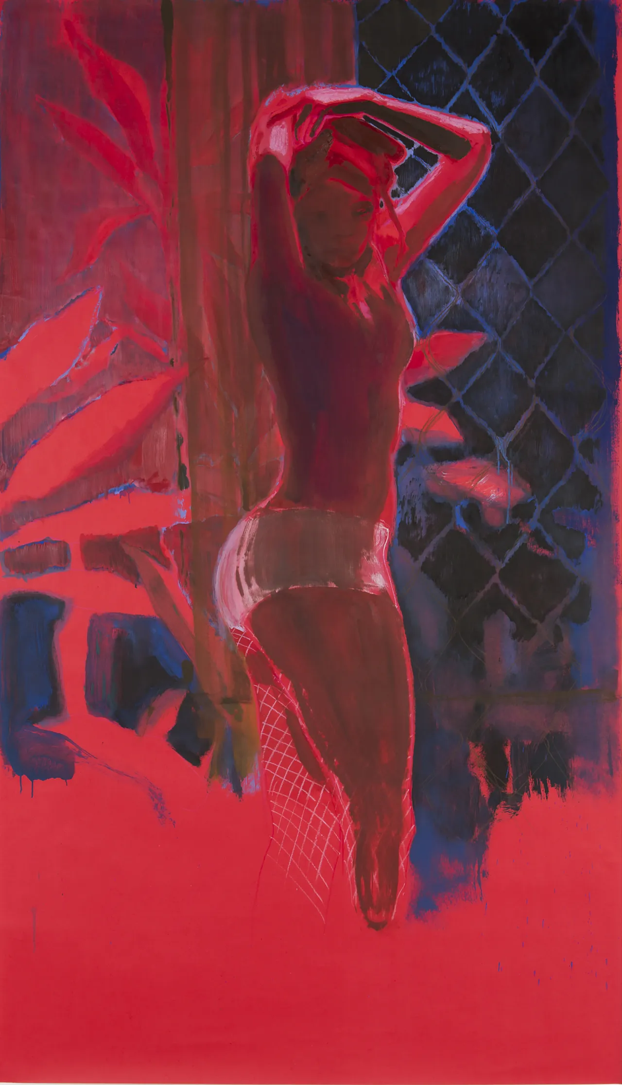 Lisa Brice (b.1968) Boundary Girl (Natalie) 2009-2017 Oil on archival paper 2223 x 1304 mm Private Collection, New York, NY © Lisa Brice