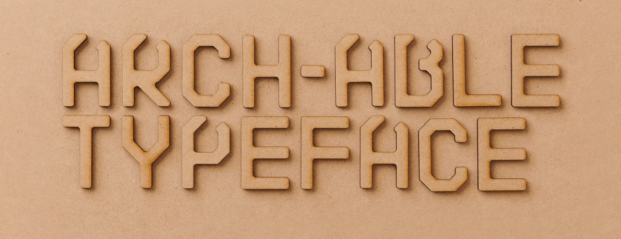 Arch-Able Typeface by Takafumi Miki and Tomoki Mitsuhashi. Winner in the Graphics and Visual Communication Design Category, 2019-2020.