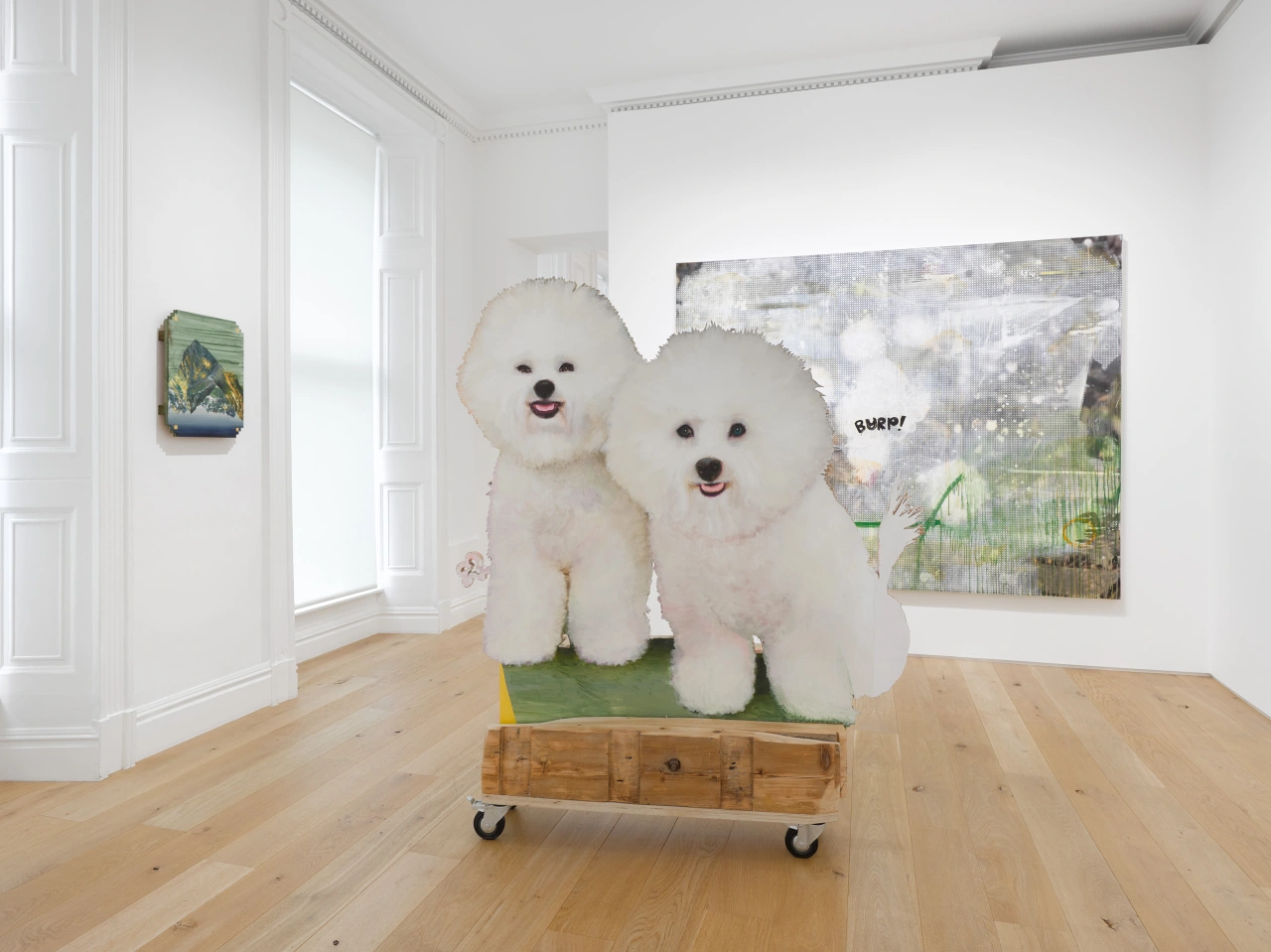Installation view, Tursic & Mille: Strange Days, Galerie Max Hetzler, London, 22 June - 7 August 2021 © Tursic & Mille. Courtesy the artists and Galerie Max Hetzler Berlin | Paris | London. Photo: Jack Hems