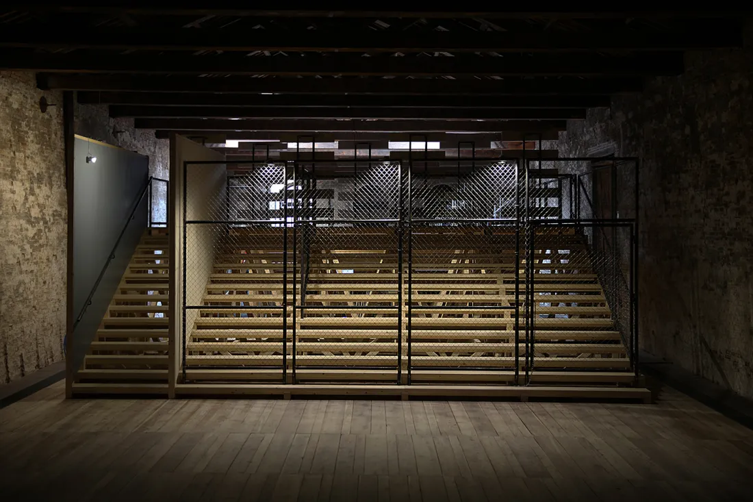 ÇIN (2017), Cevdet Erek. Pavilion of Turkey at the 57th Venice Biennale, installation view, Photo Credit: RMphotostudio