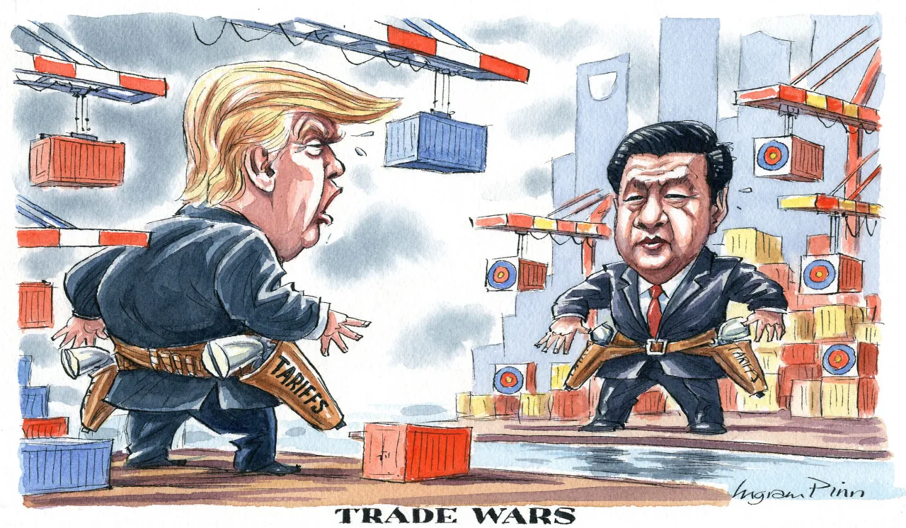 Trade Wars © Ingram Pinn