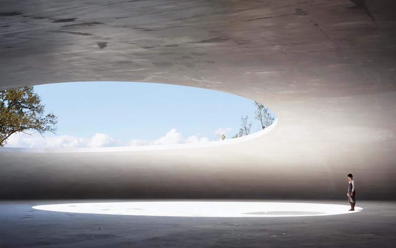 Teshima Art Museum, Teshima, Japan, 2010, Ryue Nishizawa. Picture credit: Noboru Morikawa