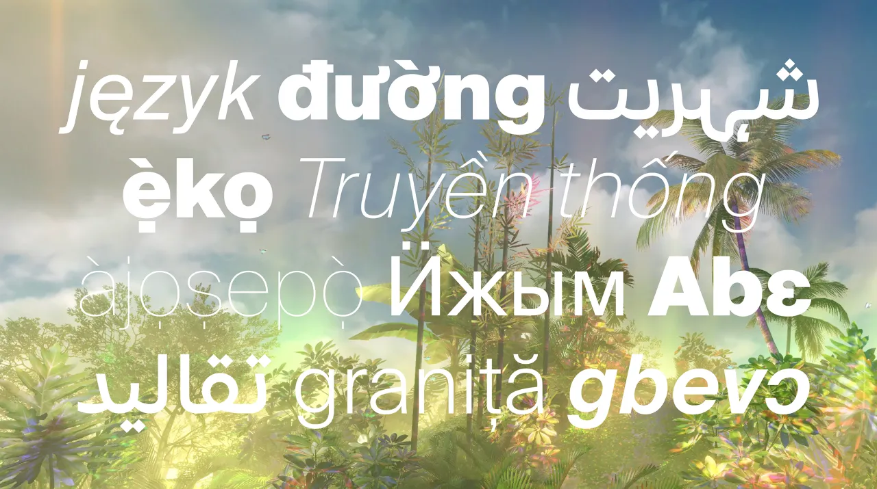 Suisse Int'l by Swiss Typefaces