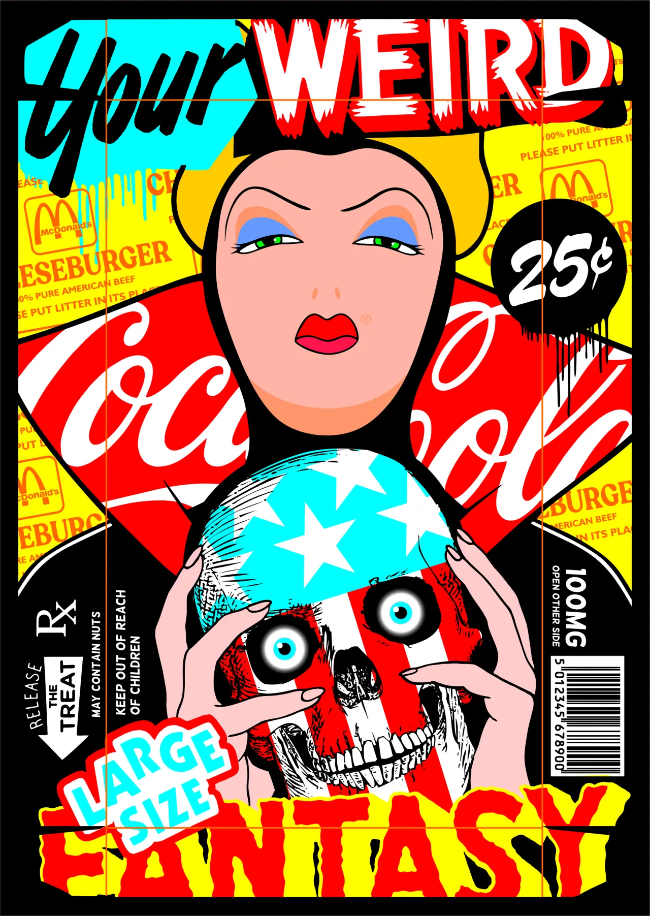 'Your Weird 25c Large Size Fantasy' by Ben Frost