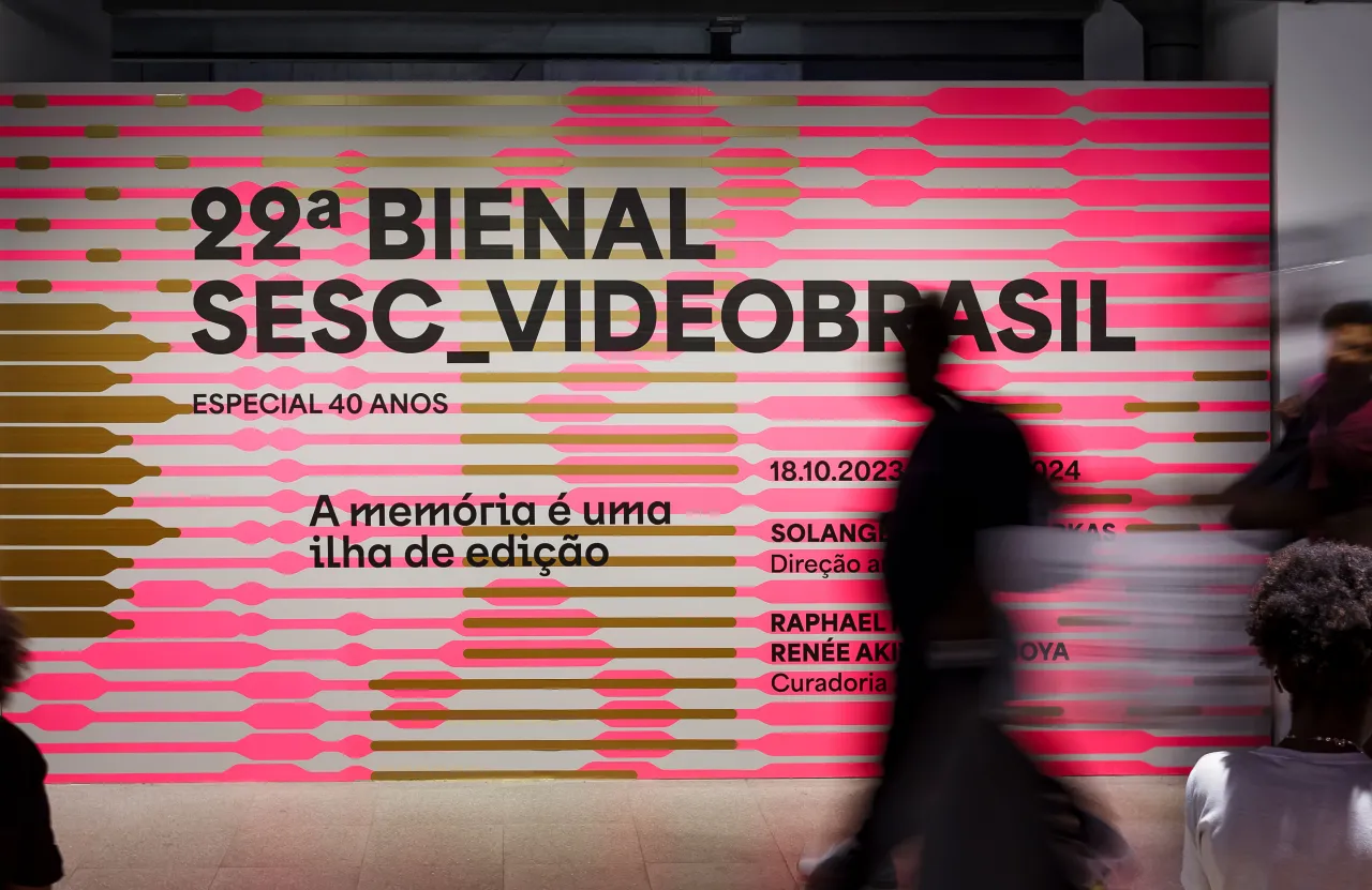Area in use for 22º Bienal Sesc, Videobrasil, project by Luciana Facchini. Pictures by Nino Andrés