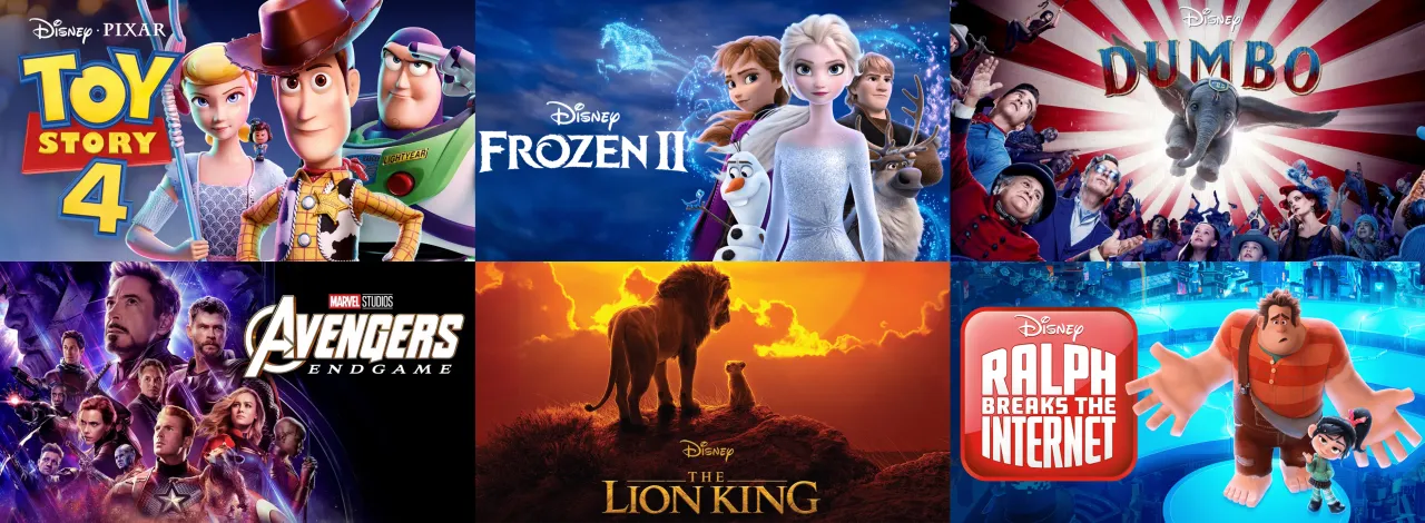 Some of the brands Nathan worked on during his time at Disney