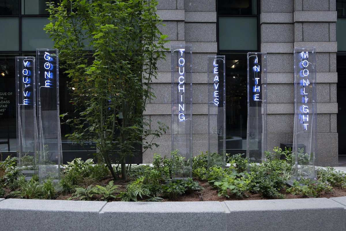 Elisa Artesero, The Garden of Floating Words (2017), courtesy of the artist. Photo: © Nick Turpin