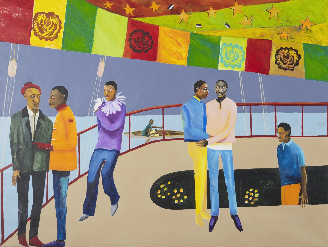 Ball on Shipboard, 2018 Rennie Collection, Vancouver © Lubaina Himid