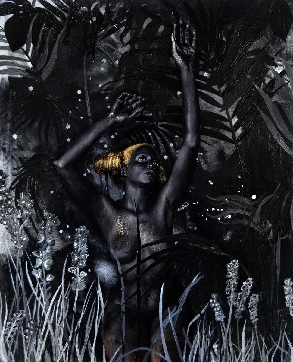 Lina Iris Viktor, NO. XX A PROPHECY. AND THE SCRAMBLE BEGAN. . . From the series DARK CONTINENT XIII - XXIV THE FALL, 2017. Courtesy of the artist and Mariane Ibrahim Gallery. Copyright: © Lina Iris Viktor