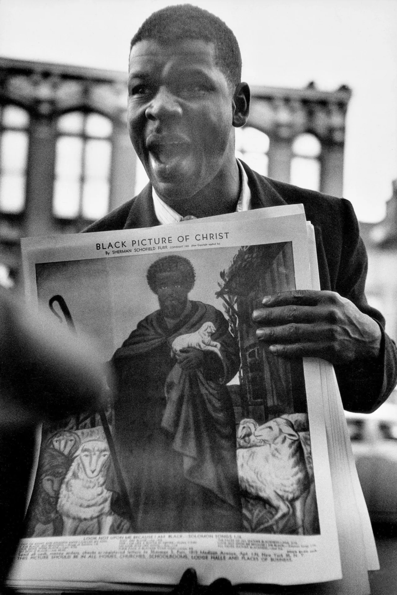 Gordon Parks. Soapbox Operator, Harlem, New York, 1952. The Gordon Parks Foundation.